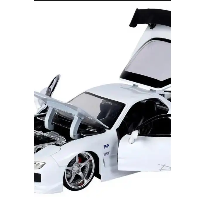 Die-Cast Metal 1:24 Olcek 1993 Mazda RX-7 Araba - Acilir Kapilar Kaput Bagaj, 20 cm BX-313810