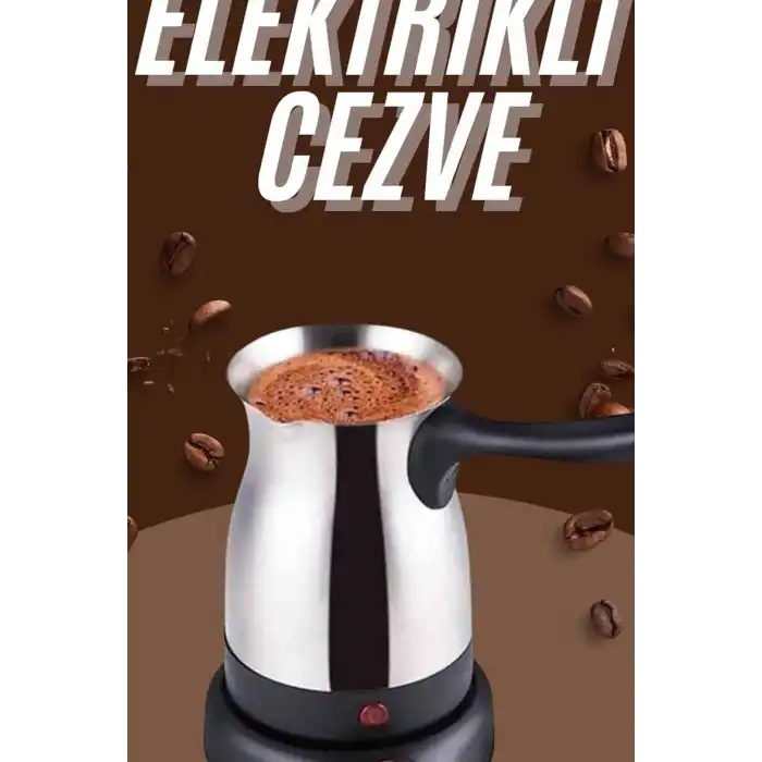 Elektrikli Cezve Türk Kahvesi Makinesi 300 ml 800W Paslanmaz Çelik Gövde BX-315965