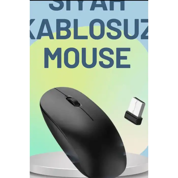 Sessiz Kablosuz Mouse - 43 Gr Hafif USB Optik Fare, 10 Metre Çekim Alanı BX-315972