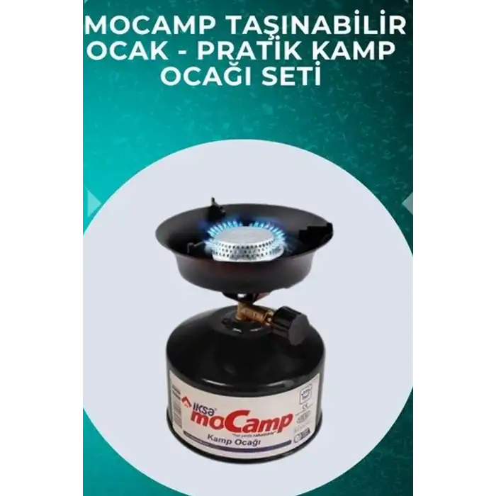 Portatif Kamp Ocağı - 220 gr Çakmak Gazı Tüpü Uyumlu, Doğa ve Piknik Tipi BX-315976