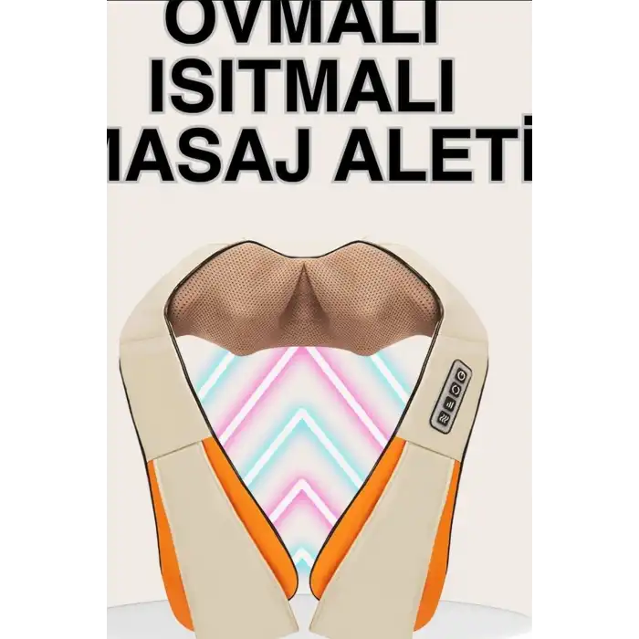 Isıtmalı Boyun Masaj Aleti Çift Yönlü Ovmalı Bel Sırt Bacak Masaj Cihazı BX-315987