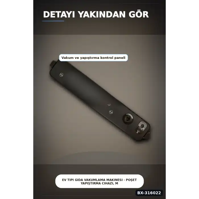 Ev Tipi Gıda Vakumlama Makinesi - Poşet Yapıştırma Cihazı, Mutfak Saklama BX-316022
