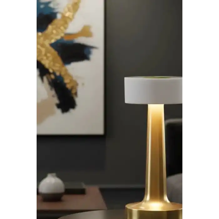 LED Masa Lambası Type C Şarjlı Dokunmatik Kablosuz Dekoratif Gece Lambası BX-316033
