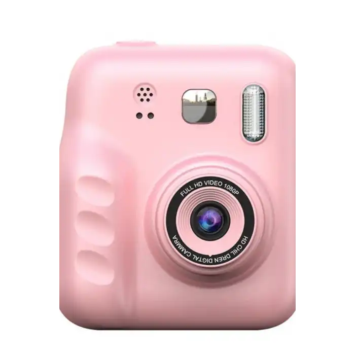 Çocuk Fotoğraf Makinesi Anında Termal Baskılı HD Video Kamera Seti, 4 Rulo ve 5 Kalemli BX-316041