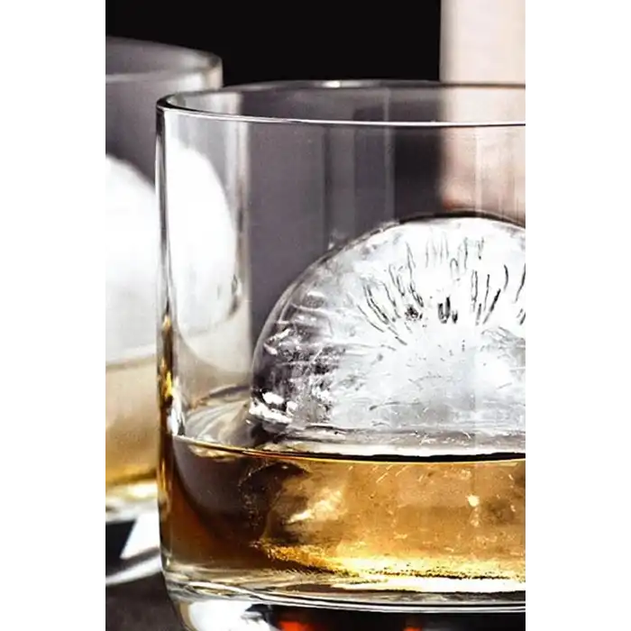 Küre Buz Kalıbı Yuvarlak Silikon İçecek ve Dondurma Kalıbı 1 Adet 4.5 cm BX-316175