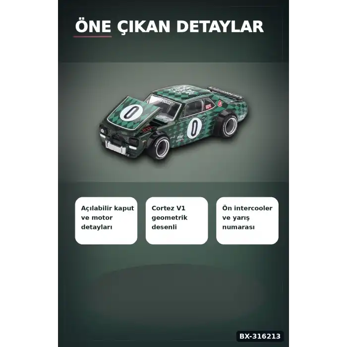 Nissan Skyline 2000GT-R Model Araba 1/64 Kaido House KPGC10 Cortez V1 Araç BX-316213