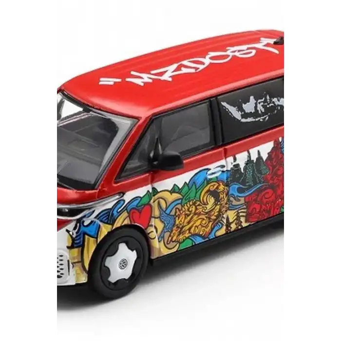 Model Araba 1/64 Volkswagen ID. Buzz Mizu Design Koleksiyonluk Oyuncak Araç BX-316218