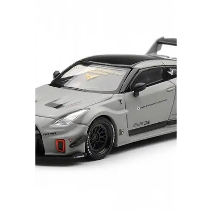 Nissan Model Araba 1/64 LB-Silhouette Works GT 35GT-RR Ver.1 Matt Grey BX-316220