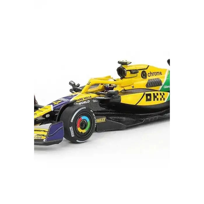 Model Araba McLaren MCL38 F1 Monaco GP Lando Norris 1/64 Ölçek Koleksiyon BX-316221
