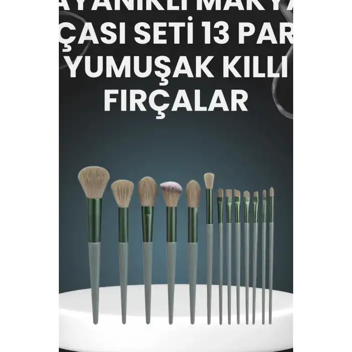 Makyaj Fırçası Seti 13 Parça Yumuşak Fiber Kıllı Ergonomik Seyahat Tipi BX-316250