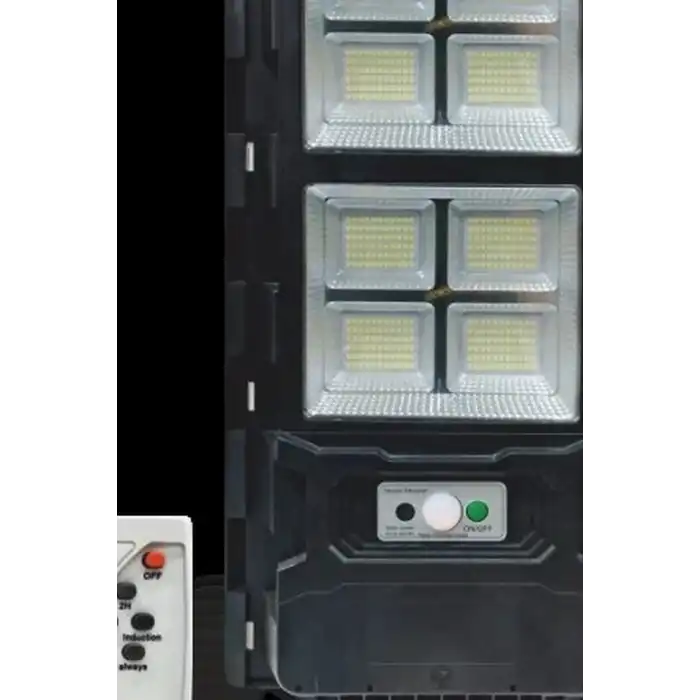 Solar Güneş Enerjili Sokak Armatürü 250W Sensörlü Kumandalı Beyaz Işık BX-316266