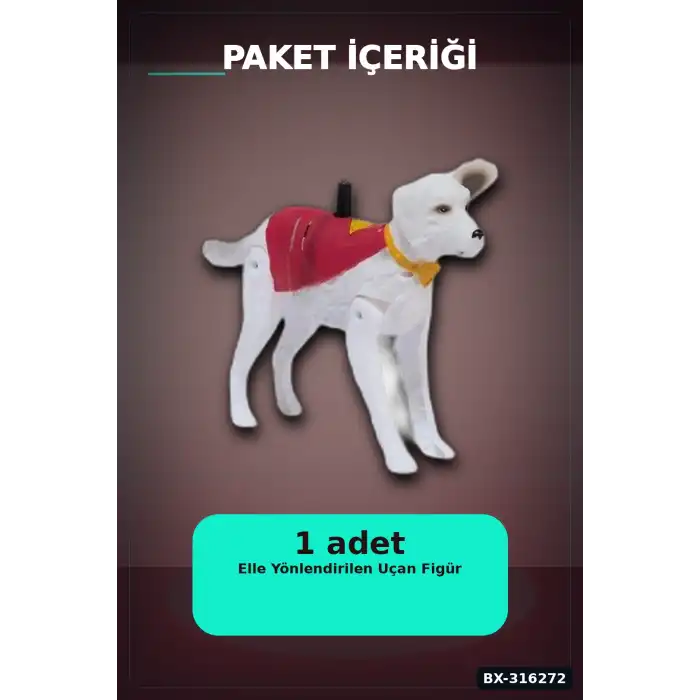 Uçan Krypto Köpek Figürü 19 cm DC Comics Superman - Elle Yönlendirilen Oyuncak BX-316272