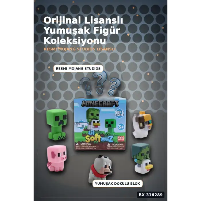 Lil Softeez Sürpriz Paket Oyuncak Figürü - 8x8x8 cm Kutu, 1 Adet Asorti BX-316289