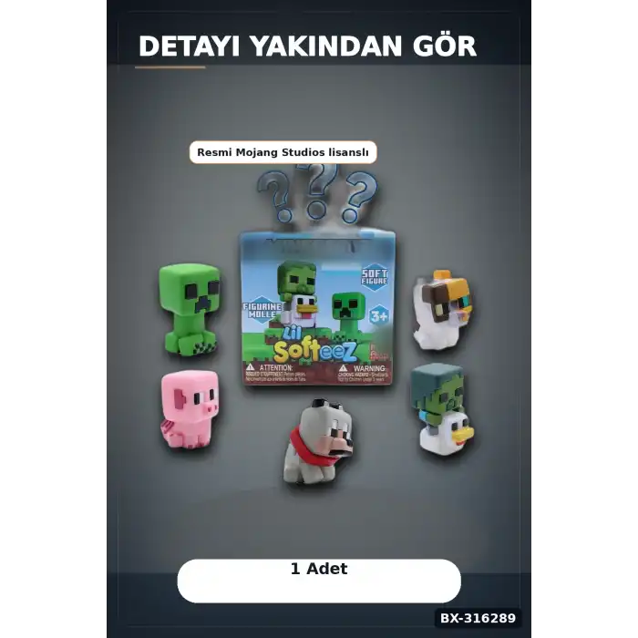 Lil Softeez Sürpriz Paket Oyuncak Figürü - 8x8x8 cm Kutu, 1 Adet Asorti BX-316289