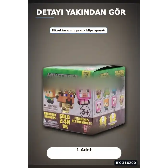 Sürpriz Paket Klipsli Karakter Anahtarlık Seri 4 - Çanta Süsü 1 Adet Kutu BX-316290