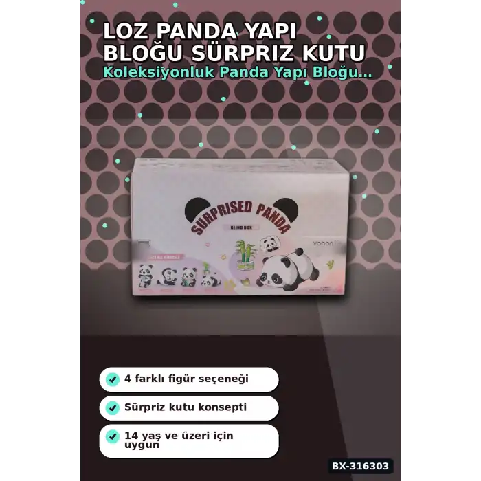 Loz Pada Yapı Blokları Sürpriz Kutu Figür Oyuncak - Tekli Paket 1 Adet BX-316303