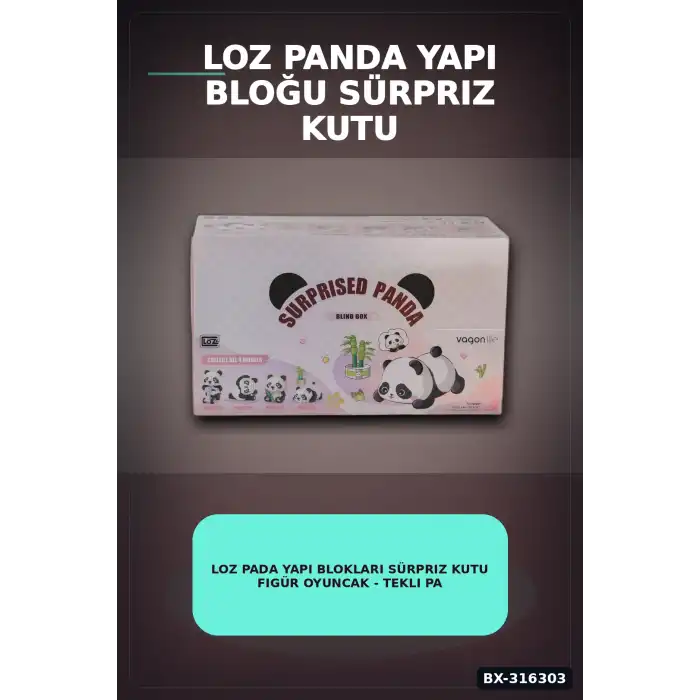 Loz Pada Yapı Blokları Sürpriz Kutu Figür Oyuncak - Tekli Paket 1 Adet BX-316303