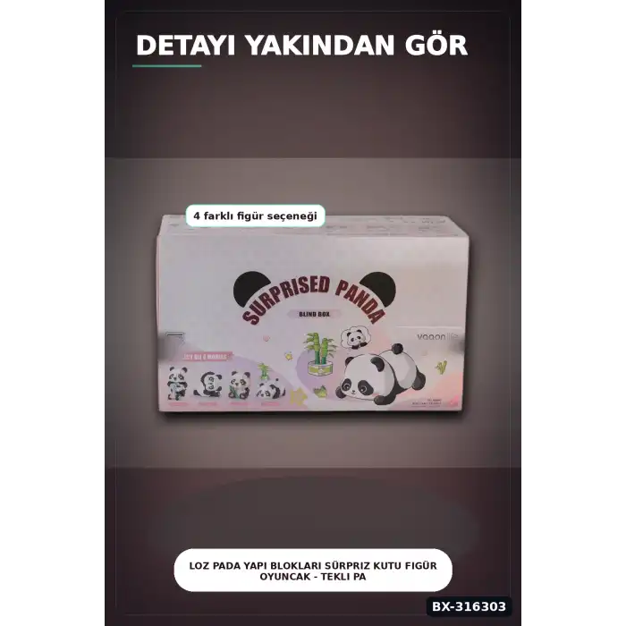 Loz Pada Yapı Blokları Sürpriz Kutu Figür Oyuncak - Tekli Paket 1 Adet BX-316303