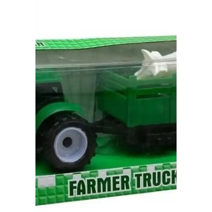 Römorklu Traktör Oyuncak Araç Tekli Paket - Çocuklar İçin Asorti Model BX-316507