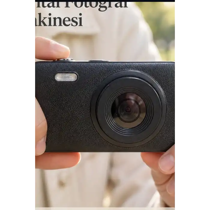 Dijital Fotoğraf Makinesi 2.8 Inç Ekranlı Type C Şarjlı Siyah Video Kamera BX-316515