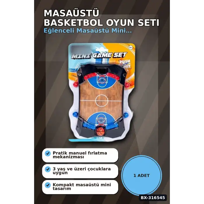 Masa Üstü Spor Oyun Seti Buz Hokeyi Basketbol Futbol Modeli - 1 Adet Asorti BX-316545