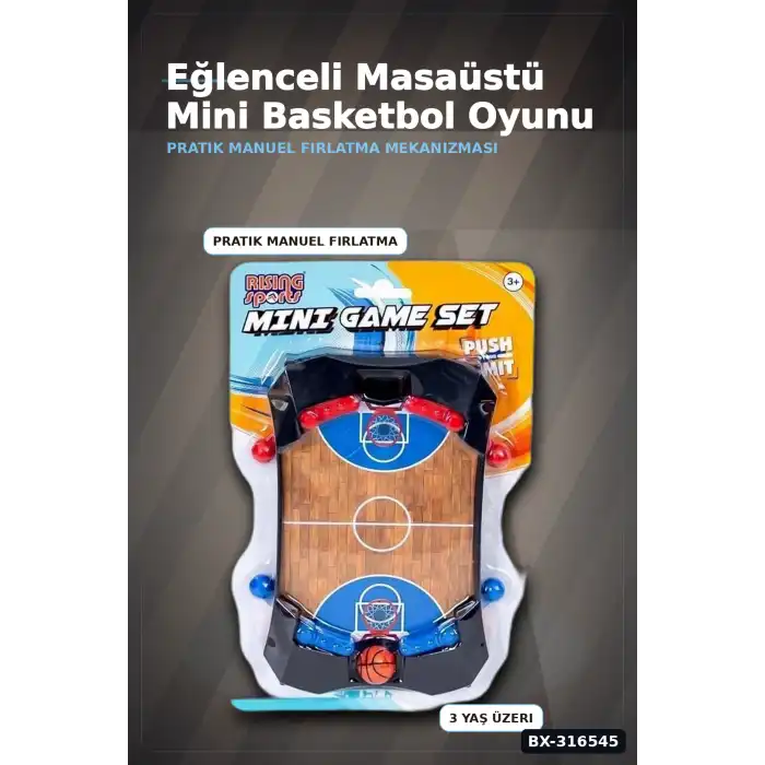 Masa Üstü Spor Oyun Seti Buz Hokeyi Basketbol Futbol Modeli - 1 Adet Asorti BX-316545