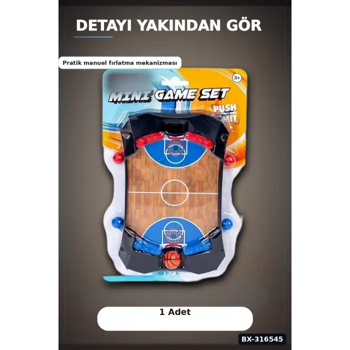 Masa Üstü Spor Oyun Seti Buz Hokeyi Basketbol Futbol Modeli - 1 Adet Asorti BX-316545
