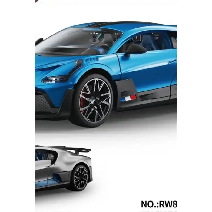 Bugatti Divo Model Araba 1:64 Ölçek Lisanslı Metal Çek Bırak Oyuncak Araç BX-316664