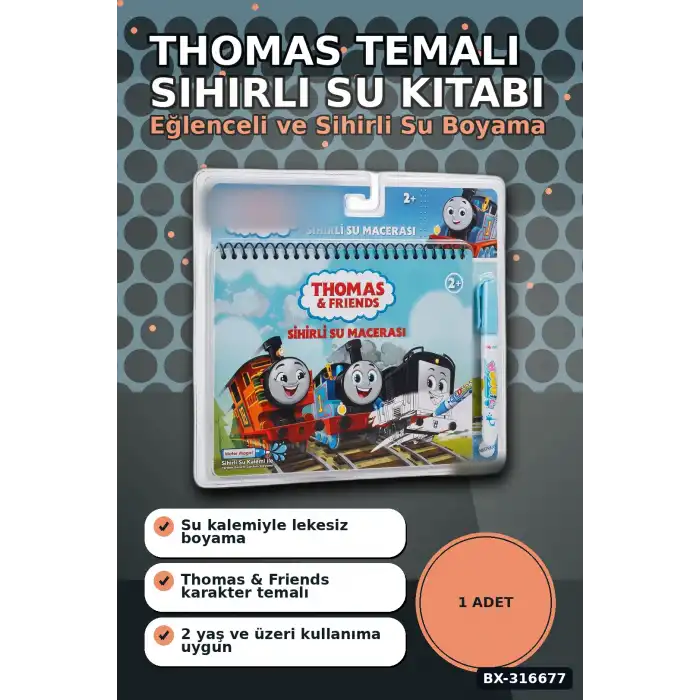 Fisher Price Sihirli Boyama Kitabı Thomas Temalı Çocuk Aktivite Kitabı BX-316677