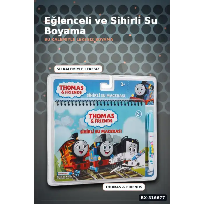 Fisher Price Sihirli Boyama Kitabı Thomas Temalı Çocuk Aktivite Kitabı BX-316677