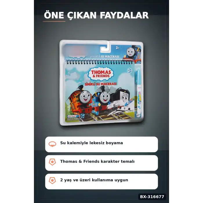 Fisher Price Sihirli Boyama Kitabı Thomas Temalı Çocuk Aktivite Kitabı BX-316677