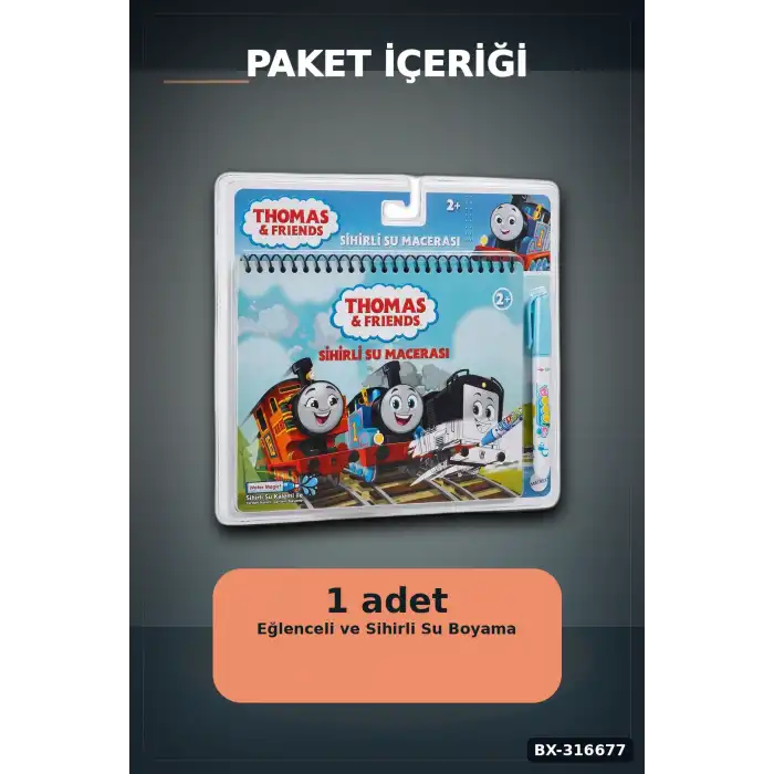 Fisher Price Sihirli Boyama Kitabı Thomas Temalı Çocuk Aktivite Kitabı BX-316677