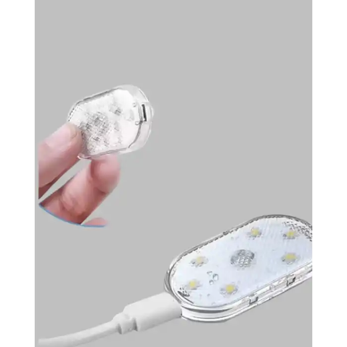 7 Renk Modlu Dokunmatik Sensörlü Mini Led Araç İçi Lamba
