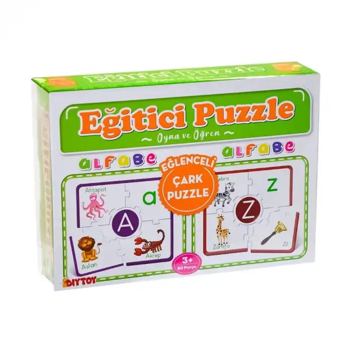 7197 Çark Puzzle Alfabe -Oyna Öğren - Dıytoy