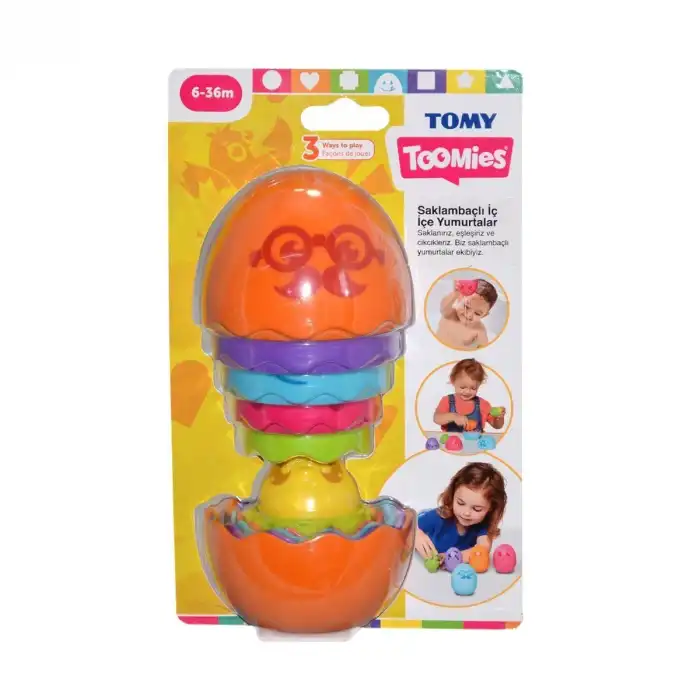 73080 Tomy, İç İçe Yumurtalar, 6-36 ay