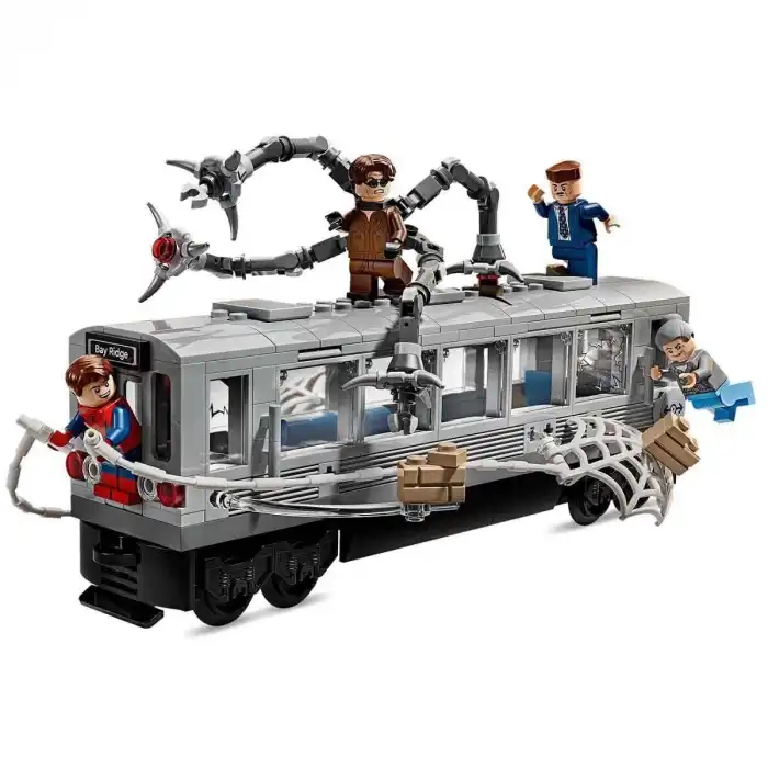 76321 Lego Marvel Örümcek Adam ile Doktor Oktopus Metroda 393 parça +9 yaş