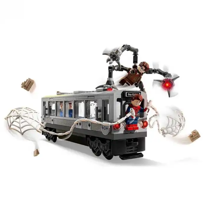 76321 Lego Marvel Örümcek Adam ile Doktor Oktopus Metroda 393 parça +9 yaş