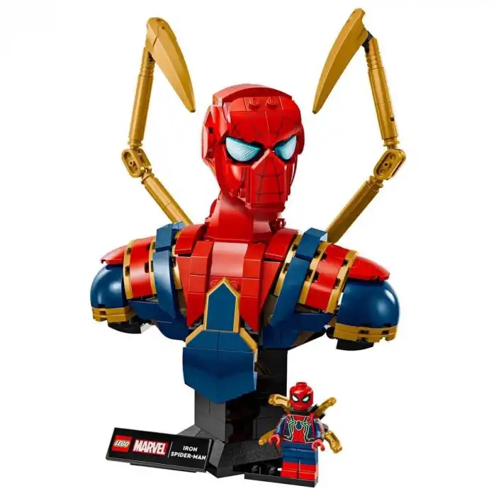 76326 Marvel Iron Örümcek Adam Büstü 379 parça +18 yaş