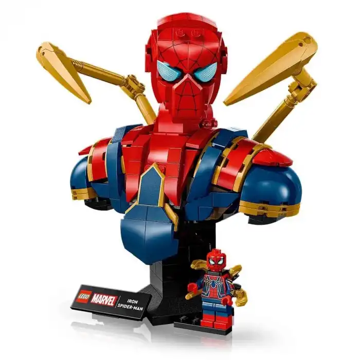 76326 Marvel Iron Örümcek Adam Büstü 379 parça +18 yaş