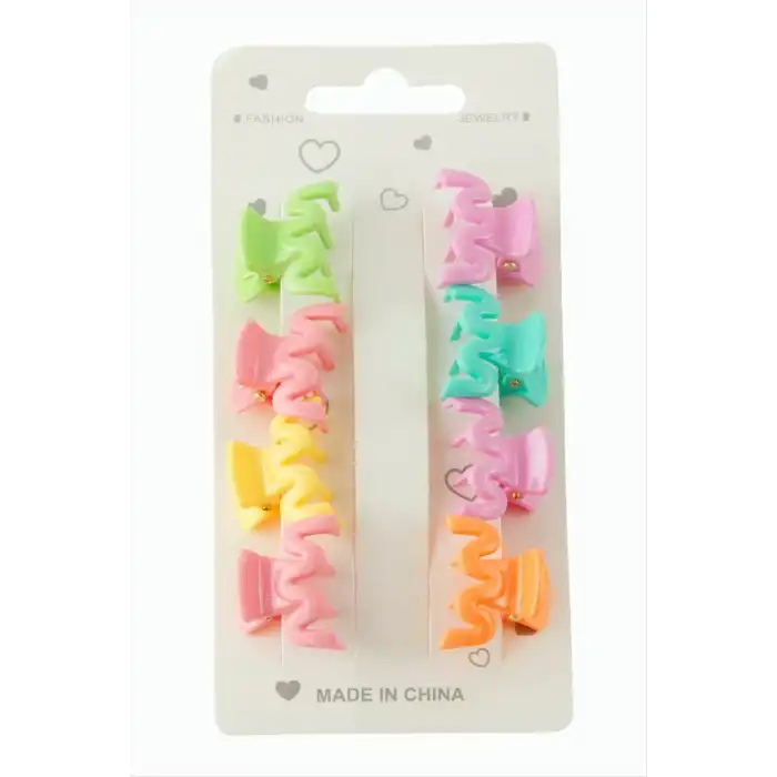 8 Adet Zikzak Mandal Toka 2,5 cm