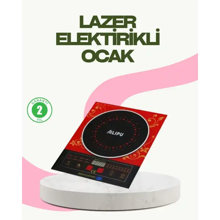 8 Akıllı Pişirme Menülü Led Ekranlı İndüksiyon Ocak