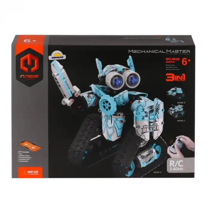 8028 IMM Mekanik Master Kumandalı Robot Araba Blokları 3IN1  398 Parça
