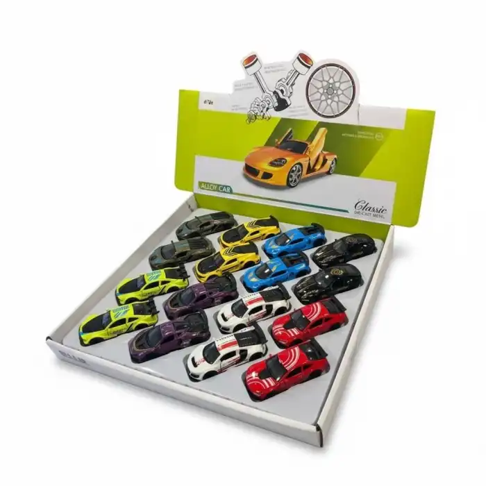 8.5CM 1:64 KAPILARI AÇILAN SPOR ÇEKBIRAK ARABA