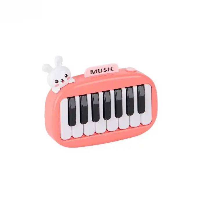 8896-1B 88 Tavşanlı Işıklı Müzikal Piano - 1 Adet Fiyatıdır