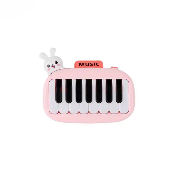8896-1B 88 Tavşanlı Işıklı Müzikal Piano - 1 Adet Fiyatıdır
