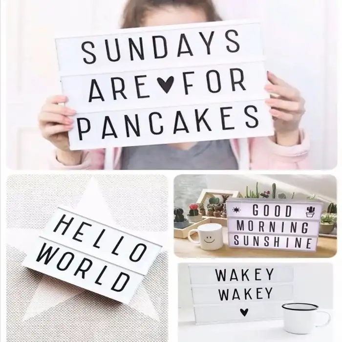 A4 Led Işıklı Yazı Panosu Lightbox