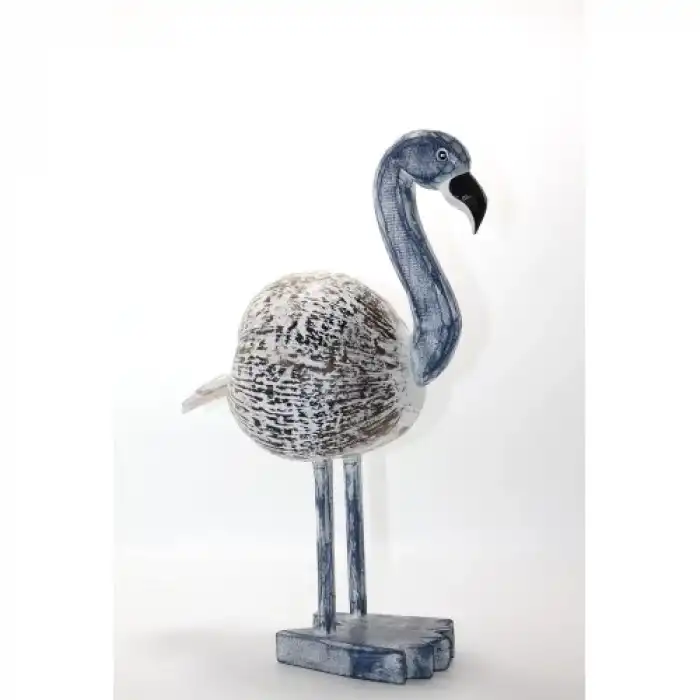 Ahşap Flamingo Figürü