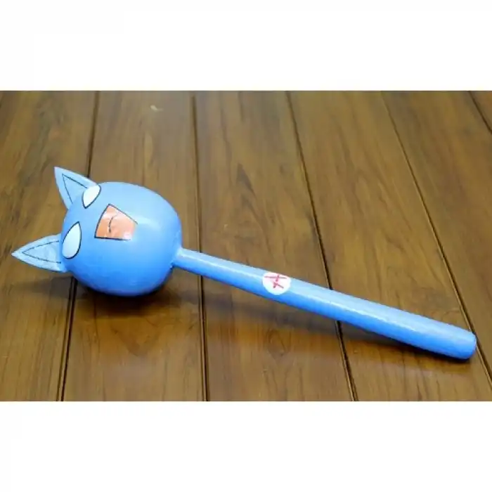 Ahşap Kedili Marakas Tekli Model 1