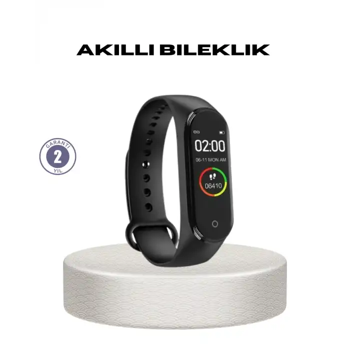 Akıllı Bileklik 0.96 İnç Ekran Kalp Atışlı Kan Basınçlı IP67 Suya Dayanıklı