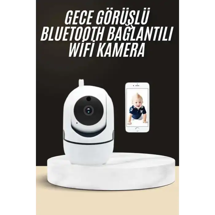 Ev ve Ofis İçin Kompakt Tasarımlı Kablosuz Kamera